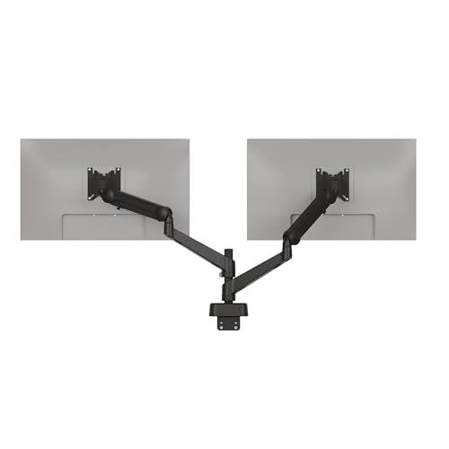 Vari Dual Monitor Arm Series 2 – VESA Compatible Monitor Mount for 2 Screens (27” & 19.8 lbs Each)– Adjustable 360° Rotation, Cable Management. Ergonomic Height Adjustment - size: Dual-Monitor Arm
