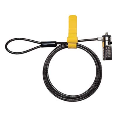 Kensington 64673 Combination Laptop Lock, 6ft Carbon Strengthened Steel Cable