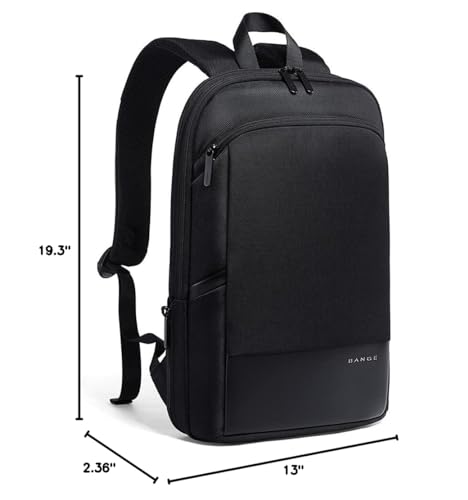 BANGE Slim Laptop Backpacks 17.3inch,Expandable Business Work Backpack for Men and Women (Large
