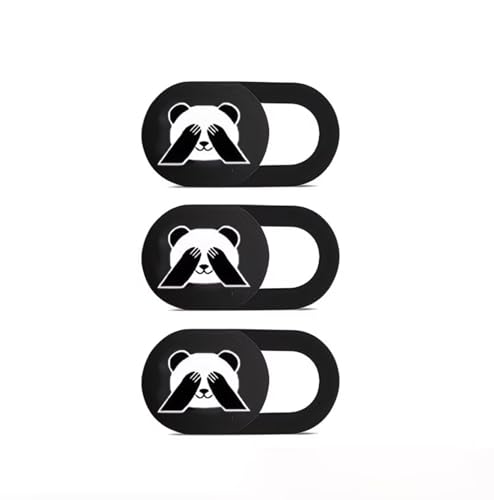 3Pcs Cute Animal Webcam Cover Slide, Ultra Thin Laptop Camera Cover Slider for MacBook, Computer, iPad, Smartphone and PC Privacy Blocker
