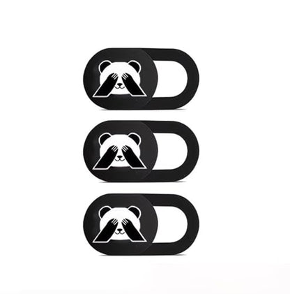 3Pcs Cute Animal Webcam Cover Slide, Ultra Thin Laptop Camera Cover Slider for MacBook, Computer, iPad, Smartphone and PC Privacy Blocker