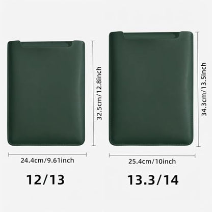 13Inch Laptop Sleeve Case Compatible with MacBook Air 13 M3 M2 M1 / MacBook Pro 13Inch, MacBook Neo Case, Surface Pro 12-3,iPad Pro/Air 13 Dell HP ASUS(Green) - color: Green, size: 12/13inch
