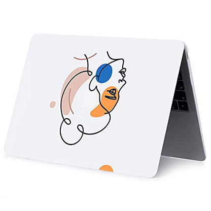 Case Compatible with MacBook Pro 13 inch 2012 2011 2010 2009 2008 Release with CD-ROM, Plastic Hard Shell Cover & Sleeve Bag & Keyboard Cover Skin for MacBook Pro 13 A1278,Girl Painting - color: Girl Painting, size: A1278(Pro 13 w/CD-ROM 2008-2012)