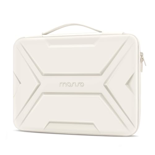 MOSISO Laptop Case 15.6 inch, 15-16 inch Laptop Sleeve, Sand | Compatible with MacBook Pro 16 / Air 15,HP Acer Dell Lenovo ASUS,Artistic Geometric EVA Carrying Case Hard Shell with Handle - color: Sand, size: 15.6 inch