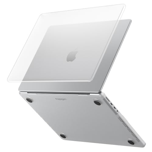 Spigen for MacBook Pro 14 inch Case M5/Pro/Max (2026) M4/M3/M2/M1/Pro/Max (2025-2021) A3427 A3426 A3434 A3112 A3185 A3401 A2918 A2992 A2779 A2442, Air Skin Matte Thin Semi Clear Cover, Frost Clear - color: Frost Clear, size: Macbook Pro 14" M5/M4/M3/M1 (2