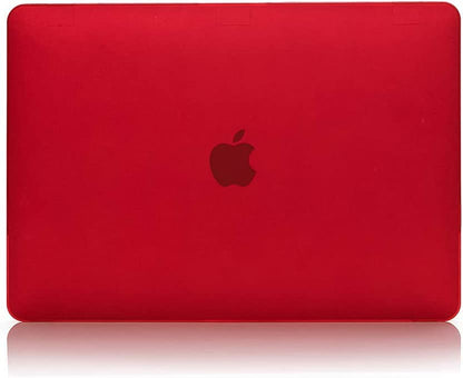 RUBAN Compatible with MacBook Pro 13 inch Case 2023, 2022, 2021-2016 M2 M1 A2338 A2289 A2159 A2251 A1989 A1708 A1706 with/Without Touch Bar, Plastic Hard Shell Case Cover, Matte (RED) - color: RED