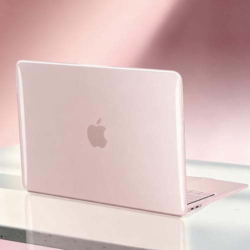 Case for MacBook Neo 13 Inch, Crystal Blush, Invisible Clasp Gap | Ultra Slim, Anti-Scratch, Plastic Hard Shell,Keyboard Skin, 2026 A18 Chip, Model A3404 - color: Crystal Blush