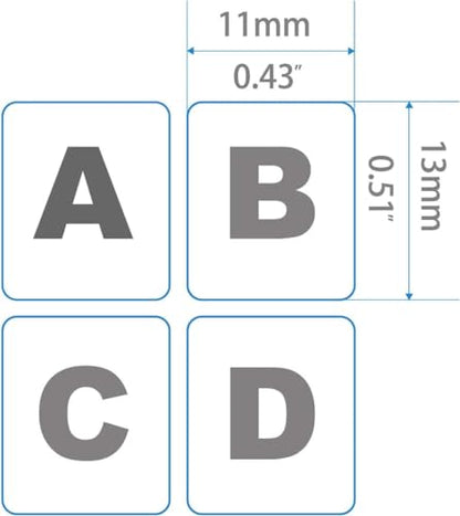 3 Pack Universal Russian Keyboard Stickers (6-in-1), Cyrillic Keyboard Letter Replacement Sticker, Black Background with White Lettering for Computer Laptop Notebook Desktop (Russian) - color: Russian