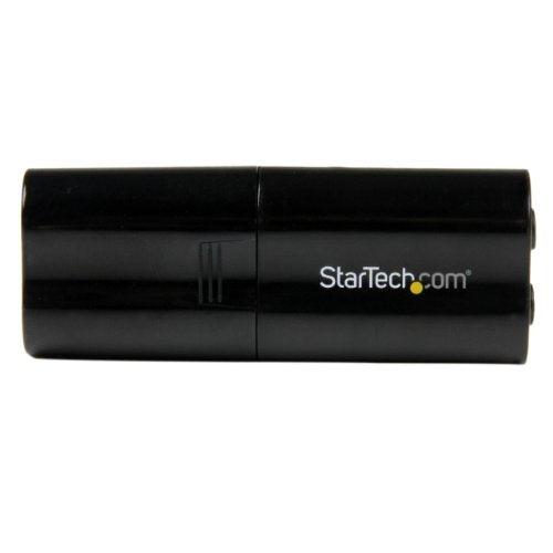 StarTech.com USB Sound Card - 3.5mm Audio Adapter - External Sound Card - Black - External Sound Card (ICUSBAUDIOB) (Pack of 2) - size: 1 Count (Pack of 2)