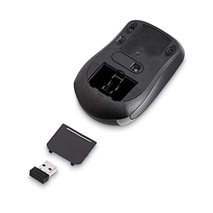 Amazon Basics 2.4 GHz Wireless Optical Computer Mouse with USB Nano Receiver, Black, 30-Pack - color: Black, style: 30-Pack