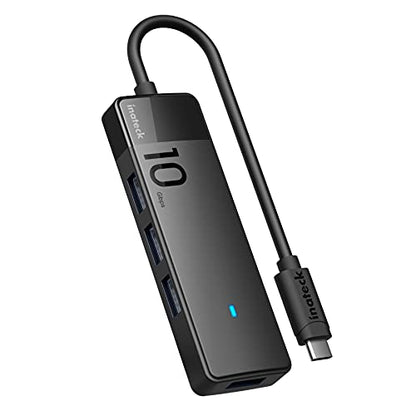 Inateck USB 3.2 Gen 2 Speed, USB C to USB Hub with 4 USB A Ports, HB2025 - size: USB C TO 4A, style: With 0.7ft cable