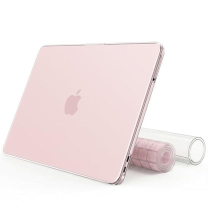 AKIT for MacBook Neo 13 inch Case 2026 (A18 Pro, A3404), Blush Clear | Bare-Metal Feel Hard Shell, 2 Keyboard Covers & Screen Protector, Anti-Scratch & Fingerprint Free, Precise Fit Official - color: Blush Clear
