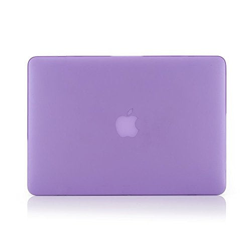 RUBAN Case for MacBook Pro 13 inch 2015 2014 2013 2012 (A1502 & A1425 Models), Plastic Hard Shell Case & Keyboard Cover for Old Version MacBook Pro Retina 13 Inch, Purple - color: Purple