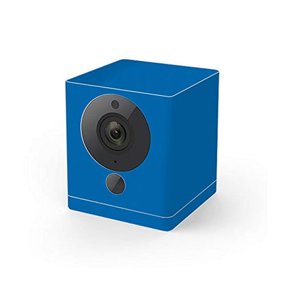 MightySkins Skin Compatible with Wyze Cam V2 - Solid Blue | Protective, Durable, and Unique Vinyl Decal wrap Cover | Easy to Apply, Remove, and Change Styles | Made in The USA - color: Blue