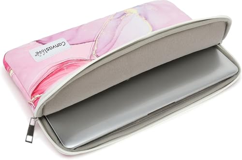 Pink Marble Laptop Sleeve Case Bag with Pocket for MacBook Air 13 inch,iPad Pro 13 inch and 12.5 inch-13.3 inch Laptops - color: Pink Marble, size: 12.5 inch-13.5 inch