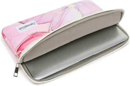 Pink Marble Laptop Sleeve Case Bag with Pocket for MacBook Pro 14 inch,Surface Laptop 14.4 inch and HP Lenovo Dell ASUS Acer 14 inch Laptop - color: Pink Marble, size: 14 inch