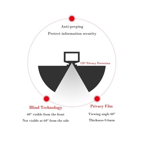 Anti Blue Light Glare & Anti Scratch Computer Privacy Shield Removable Laptop Privacy Screen Anti Glare Blue Light Screen Protector Fully Removable(12.5inch/27.7x15.7 cm) - size: 12.5inch/27.7x15.7 cm