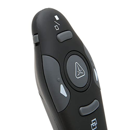 Presentation Clicker, 2.4GHz Connection, Widely Compatible, Wide Application, Presentation Remote Control with Ergonomic Handle for Teaching, Meeting, Speech