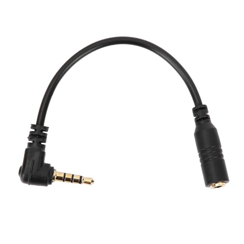 Yinhing 3.5m TRRS to Adaptor 3.5mm Pole to .5mm Earphone Headphone Adapter Connector TRRS Converter Cable for Smartphones and Laptops Splitter for Headsets and Microphones