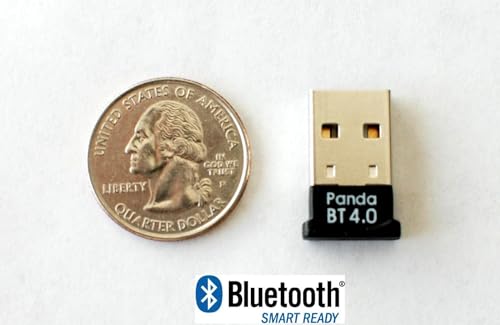 Panda Bluetooth 4.0 USB Nano Adapter - Windows XP/Vista/7/8/8.1/10/11, Mint, Ubuntu, Fedora, openSUSE, Lubuntu, Zorin, BackTrack5 R3, Kali Linux, Raspbrian Wheezy and OpenELEC