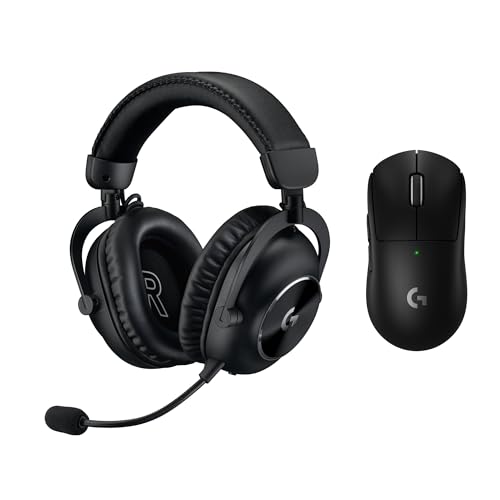 Logitech G Pro X Superlight 2 Lightspeed Wireless Gaming Mouse + G Pro X 2 Wireless Gaming Headset Bundle - Black - color: Black, size: Classic, style: Mouse + Headset