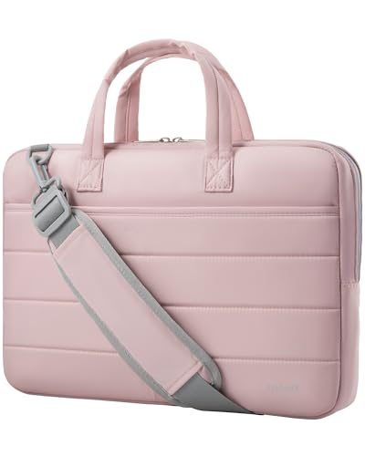LUGGEX Laptop Bag 15-16 Inch, LTX02 360° Protective Laptop Sleeve with Shoulder Strap, Compatible with Macbook Air/Pro 15/16 Inch (LTX-Core, Pink) - color: Pink, size: 15-16 Inch for Macbook Air & Pro