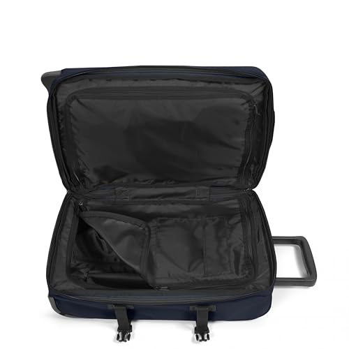EASTPAK Tranverz S – 42L Small Soft Sided Cabin Sized Luggage, Dual Compartments, TSA Lock, Compression Straps & Smooth Inline Wheels, Ultra Marine - color: Ultra Marine, size: 42 Liter Carry On