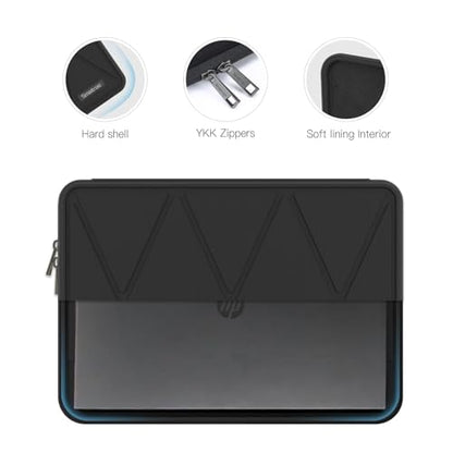 Smatree Hard Laptop Case for 14 inch HP ZBook 8 G1i/G1a | Compatible for ZBook Firefly G11/G11A, OmniBook X AI PC 14, EliteBook 8 G1iN/G1i/G1a, EliteBook 845 G11/840 G11/X Flip G1i - color: Black-for 14 inch HP ZBook 8 G1i/G1a
