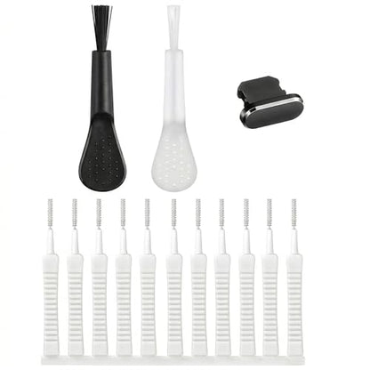 Phone Cleaning Kit, 13 Pcs Smartphone Charger Cleaner Set Anti-Static USB C Port Cleaner, Laptop Keyboard Cleaning Tool for Mobile Phone Charging Port Speaker Lint and Grime Removal