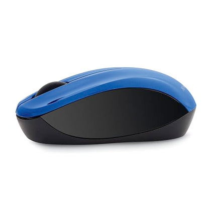 Verbatim 2.4G Wireless LED Silent Mouse - Noiseless and Silent Click Computer Mouse with Nano Receiver for Mac and PC - Blue - style: Blue Mouse
