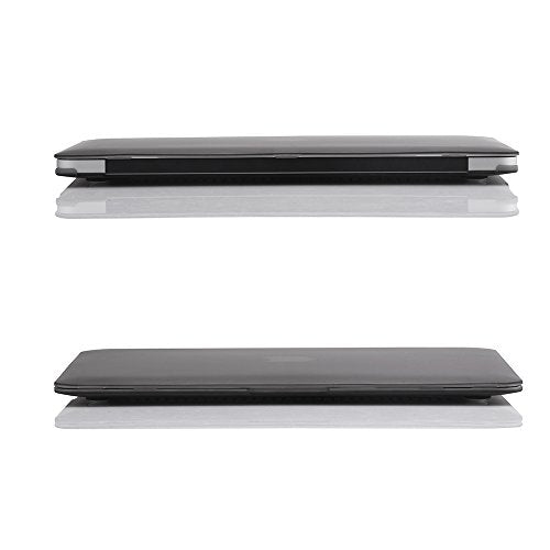 RUBAN Case Compatible with MacBook Air 13 Inch (Models: A1369 & A1466, Older Version 2010-2017 Release), Slim Snap On Hard Shell Protective Cover, (Grey) - color: Grey