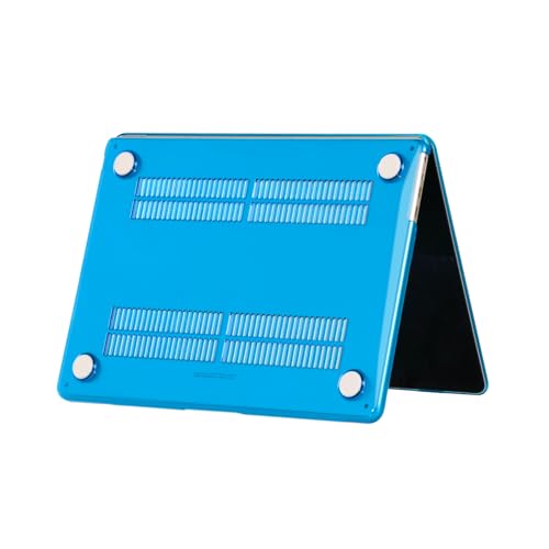 Hard Case Compatible with Old Version MacBook Pro 13 inch Case 2012 2011 2010 2009 2008 Release A1278 with CD-ROM, Laptop Plastic Case Crystal Shell Cover& Keyboard Skin, Aqua Blue - color: Aqua Blue, size: A1278(Pro 13" w/CD-ROM 2008-2012)