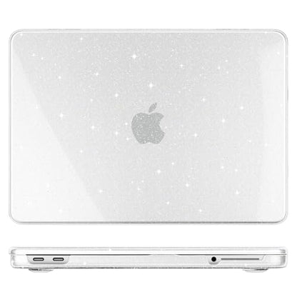 Batianda StarryMist Case for MacBook Neo 13 Inch 2026, Starry Clear | 4-in-1 Bundle Subtle Glitter Mist Finish, Slim Lightweight Shell, Everyday Protection for MacBook Neo 13 Inch Model A3404 - color: Glitter‌ Clear