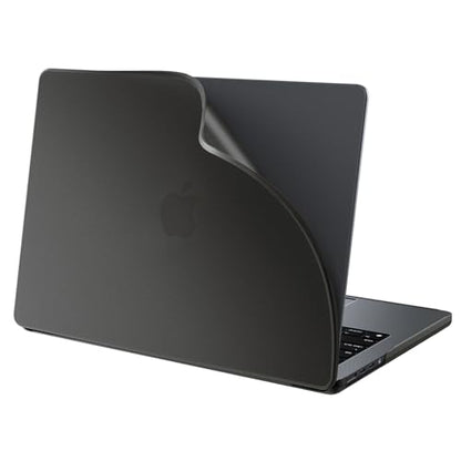 BlueSwan Flexible Case for MacBook Pro 14 inch, M5-M1 Pro/Max 2026-2021 | Anti-Scratch Protective Laptop Cover with Grippy Matte Texture, Seamless Fit and Lightweiht, Frosted Black - color: Frosted Black, size: Pro 14-inch (2026-2021)