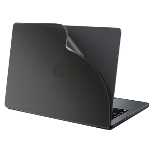 BlueSwan Flexible Case for MacBook Pro 14 inch, M5-M1 Pro/Max 2026-2021 | Anti-Scratch Protective Laptop Cover with Grippy Matte Texture, Seamless Fit and Lightweiht, Frosted Black - color: Frosted Black, size: Pro 14-inch (2026-2021)