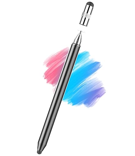 3in1 Stylus Pen for Samsung Galaxy Tab A11+/A11/A9+/A9/A8+/A8 Universal Android Pen Compatible with iOS/Microsoft/Android Tablet and Phones All Touch Devices (3in1 Black) - color: 3in1 Black
