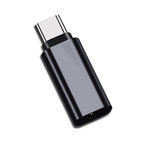 cablecc Type-C to 3.5mm Earphone Adapter USB-C 3.1 Male to AUX Audio Female for Xiaomi 6 Mi6 Letv 2 Pro 2 Max2 (Black) - style: 3.5mm Black
