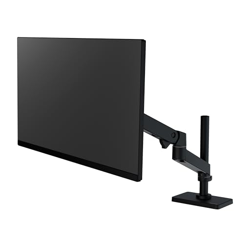 Ergotron – Upgraded LX Pro Premium Monitor Arm, Single Monitor Desk Mount – fits Flat Curved Ultrawide Computer Monitors up to 34 Inches, 4 to 22 lbs, VESA 75x75mm or 100x100mm – Tall Pole, Black