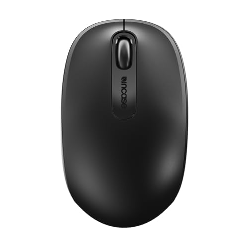 Incase Wireless Mobile Mouse 1850 – Designed by Microsoft – Compact, Comfortable, Right/Left Hand Use, 6-Month Battery Life, Nano Transceiver, Works with Mac/Windows 8/10/11 (Black) - color: Black