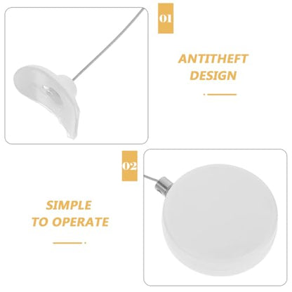 2Pcs Automatic Retractable Anti-Theft Cable Lock Steel Security Cable Wire Telescopic Security Lock for Electronics Devices Hardware Protection Anti-Lost Wire Case