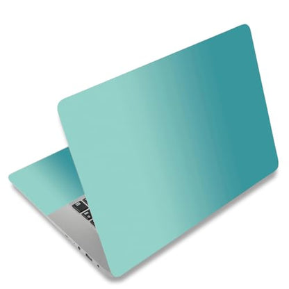 Laptop Skin Sticker Decal 15-15.6 Inches, Universal Reusable Vinyl Sticker for 12.1 13 13.3 14 15.4 Inches Netbook/Notebook PC, Waterproof & Scratch-Resistant (Ocean Blue - Gradient) - color: Ocean Blue - Gradient