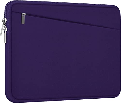 15.6 inch Laptop Sleeve, Durable Carrying Bag Protective Case Briefcase Handbag with Front Pocket, Slim Computer Cover for 15-16 Inch HP, Dell, Lenovo, Asus, Notebook, Purple - color: Purple, size: 15.6 Inch