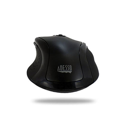 Adesso iMouse G2 USB Ergonomic Optical Mouse, Black | Adjustable DPI, Internet Navigational B