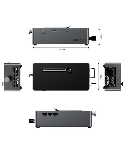 AOOSTAR AG02 OCuLink eGPU Dock with 800W PSU and USB4 Port, External GPU Docking Station for Windows 11 Mini PCs, Laptops and Gaming Handhelds, GPU Not Included