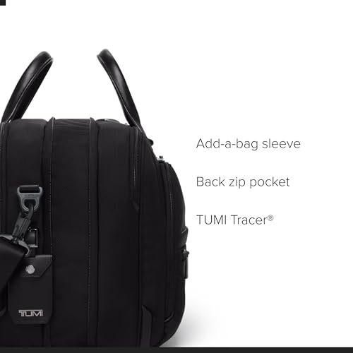 TUMI - Alpha Medium 15" Expansion Laptop Briefcase - Professional Briefcase for Travel - Padded Compartment Fits 15" Screen - color: Black