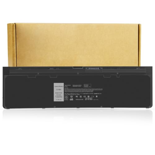 Futurebatt WD52H Replacement Battery Compatible with Dell Latitude E7240 E7250 GVD76 WD52H KWFFN J31N7 NCVF0 W57CV VFV59 HJ8KP 451-BBFX 451-BBFY 451-BBFV 451-BBFT - size: E7240 12.4 4.1 0.7 in