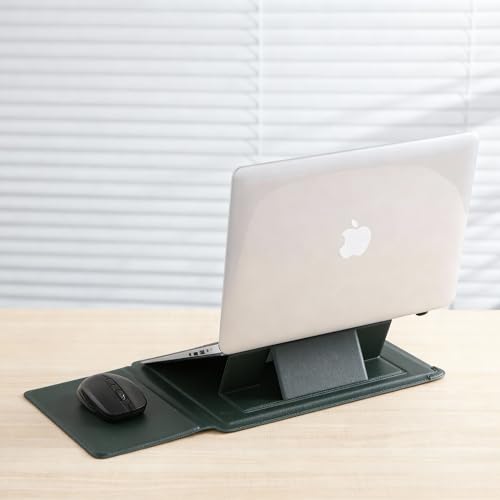 14 Inch Multifunctional Laptop Sleeve Case with Stand Soft Slim Cover for MacBook Pro/Air/ThinkPad X1/Dell XPS/Lenovo Yoga/HP Pavilion/ASUS Zenbook/LG gram/Chromebook 13.5" 13.6" 14.2" 14.5" - color: Black, size: 13.5-14.5 Inch