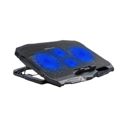Gaming Laptop Fan Cooling Stand for 14-15.6inch Laptop Anti Slip Baffle(with 4 Fans) - color: With 4 Fans
