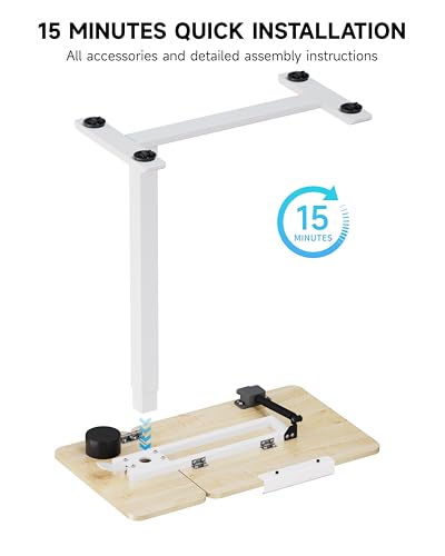 BZIUM Overbed Bedside Table with Hidden Wheels, Adjustable Medical Tilt Top Hospital Bed Table Over The Bed, Rolling Desk Mobile Standing Desk (27.6x15.8, Maple) - color: Maple, size: 27.6x15.8 Inch