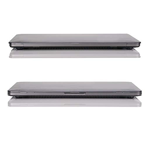 RUBAN Compatible with MacBook Pro 13 inch Case 2023, 2022, 2021-2016 M2 M1 A2338 A2289 A2159 A2251 A1989 A1708 A1706 with/Without Touch Bar, Snap On Hard Shell Case Cover (Crystal Clear) - color: Crystal Clear
